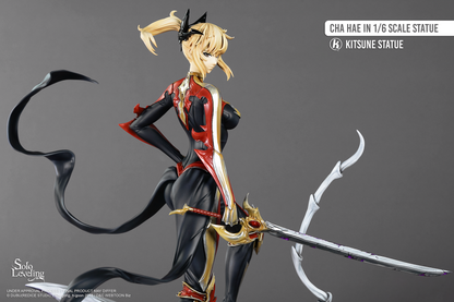 Sur Commande - Solo Leveling -  Cha Hae-In - Statuette Kitsune Statue
