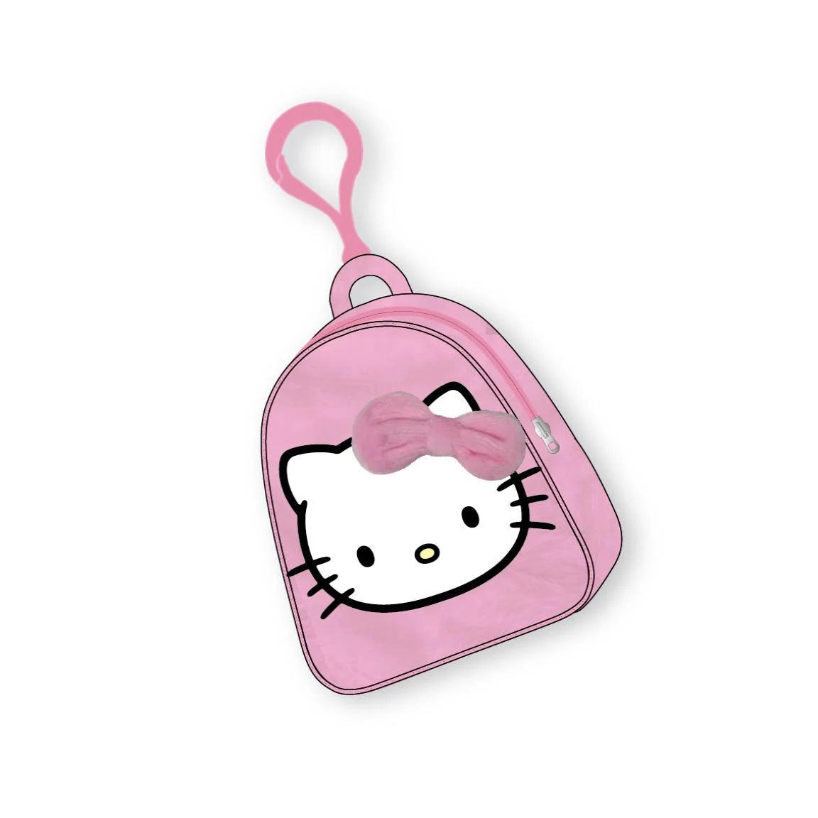 HELLO KITTY – Porte-clés peluche Mini sac à dos – Tête