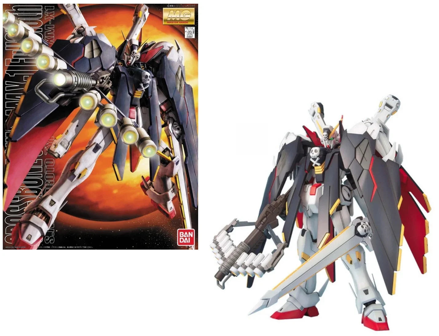 Gundam - MG 1/100 Crossbone Full Cloth Gundam - Gunpla