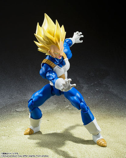 Dragon Ball Z - Super Saiyan Vegeta - Figurine Articulée Tamashii Nation