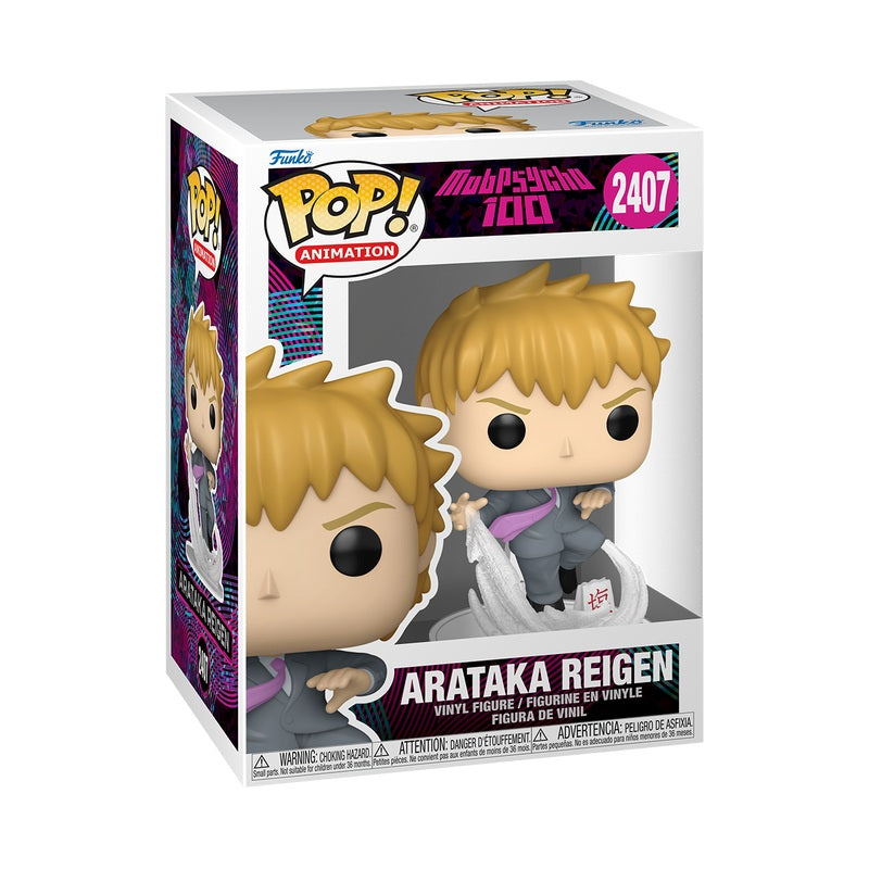 082026 Mob Psycho 100 POP! Animation Arataka Reigen #2407 – Funko
