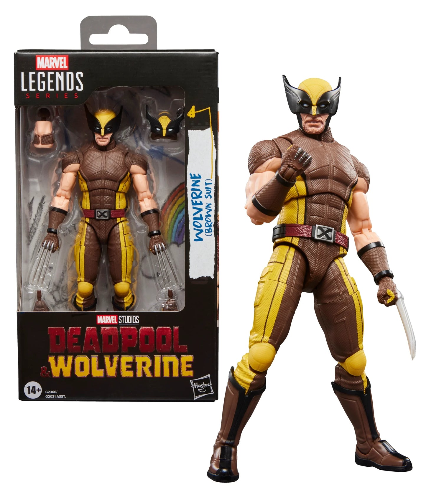 Deadpool & Wolverine - Wolverine (Brown Suit)  - Figurine Articulée Hasbro