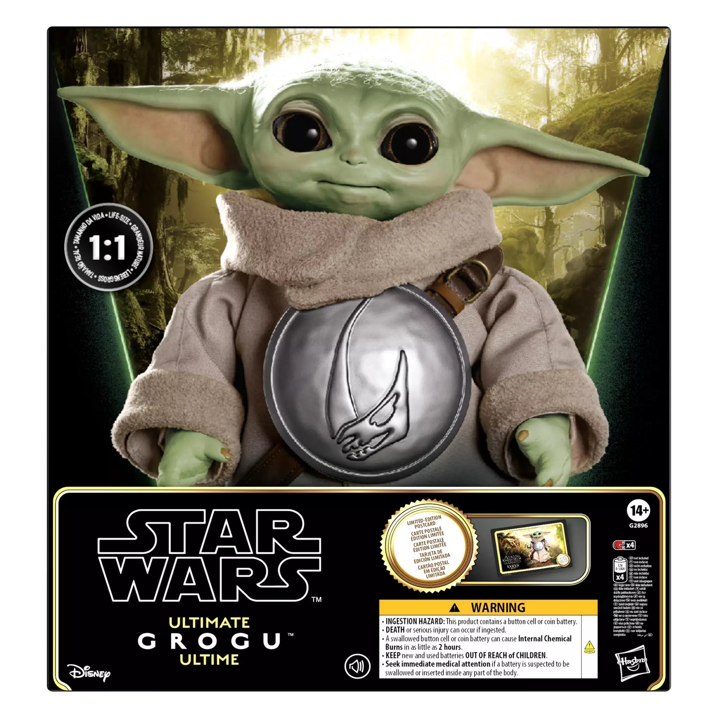 012027 - Star Wars animatronique 1/1 Ultimate Grogu Special Edition 37 cm Hasbro