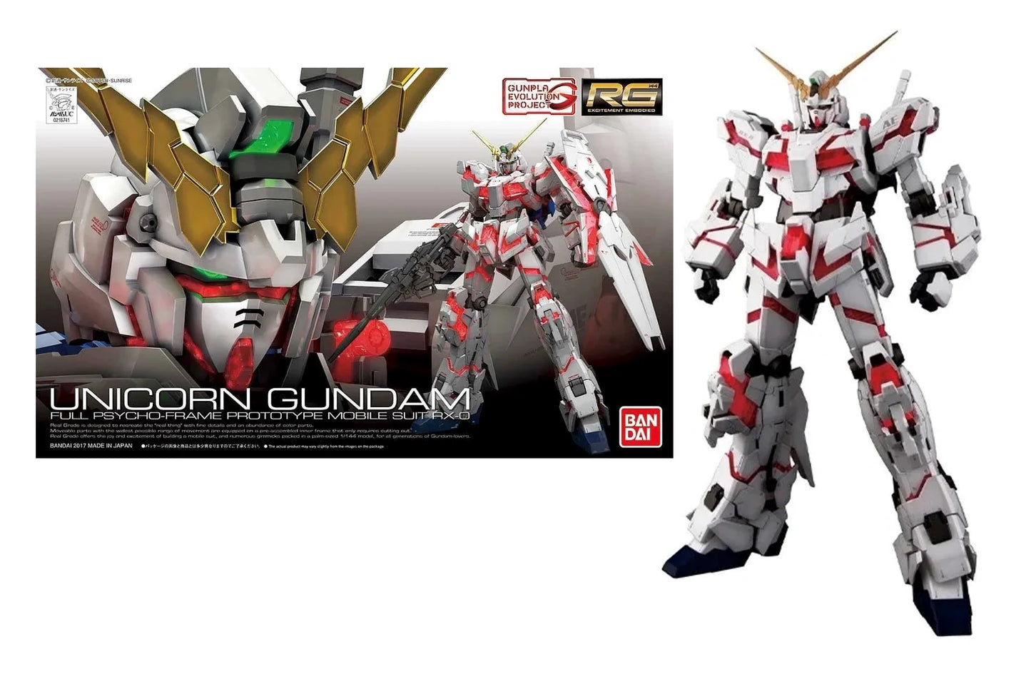 Gundam - RG 1/144 - Unicorn Gundam (Campaign) - Gunpla