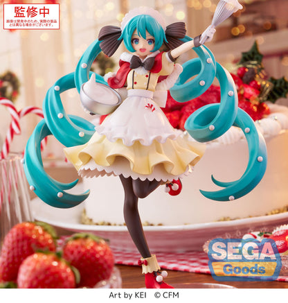 Hatsune Miku Christmas 2025 Figurine Luminasta Sega 20 cm