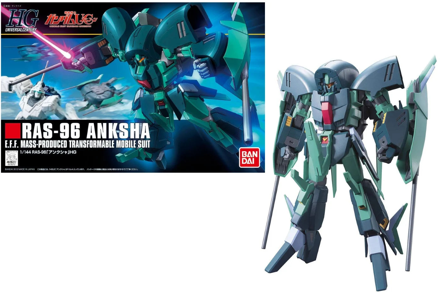Gundam -  1/144 HGUC RAS-96 ANKSHA - Gunpla