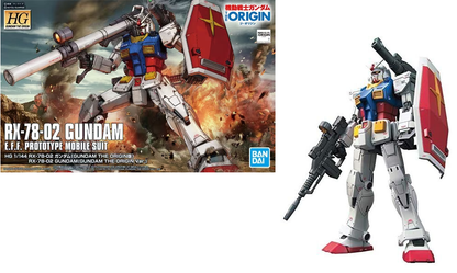 Gundam HG RX-78-2 The Origin Version 1/144 – Bandai Model Kit