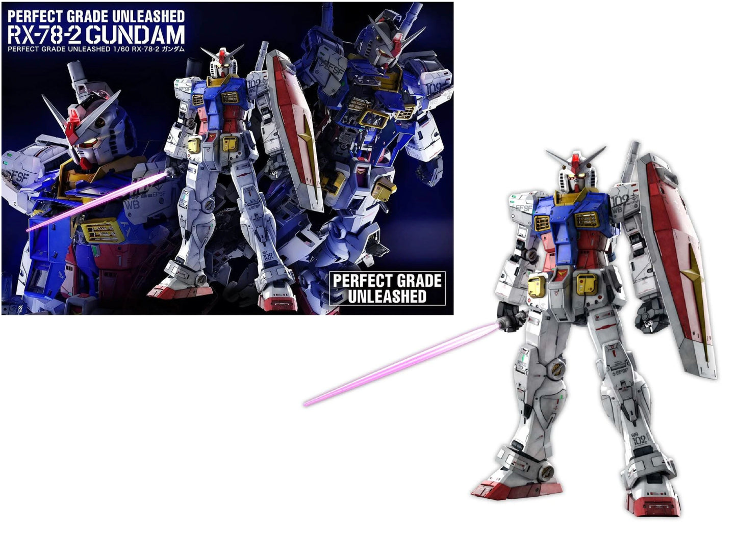 Gundam- PG 1/60 Gundam RX-78-2 Unleashed - Gunpla