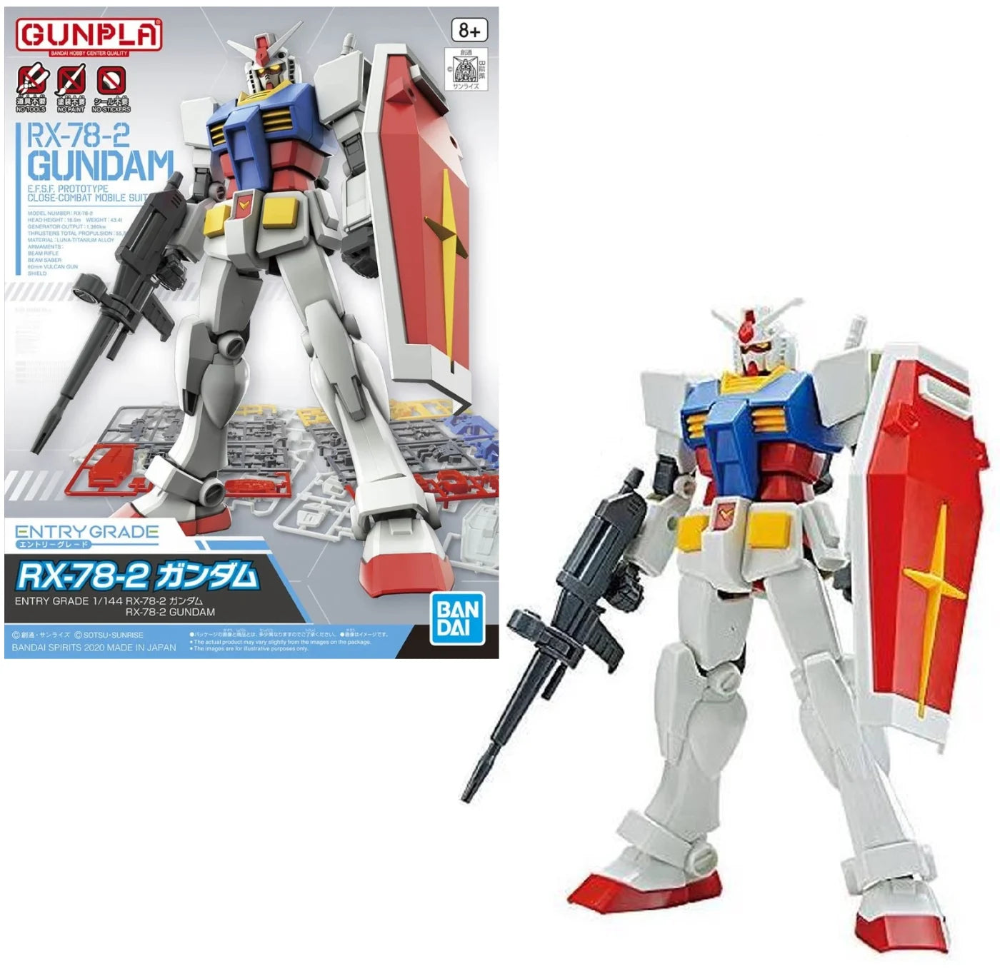 Gundam - EG 1/144 RX-78-2 Gundam - Gunpla