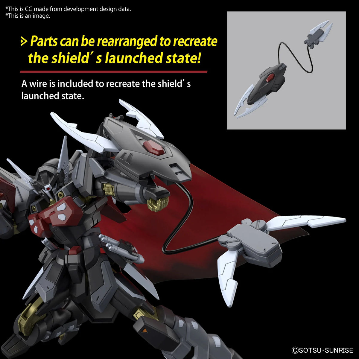 Gundam - HG 1/144 Black Knight Squad Shi-ve.A - Gunpla