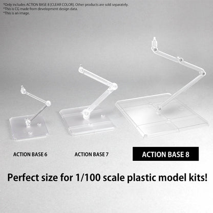 Action Base 8 (clear) - Accessoire Bandai Model Kit