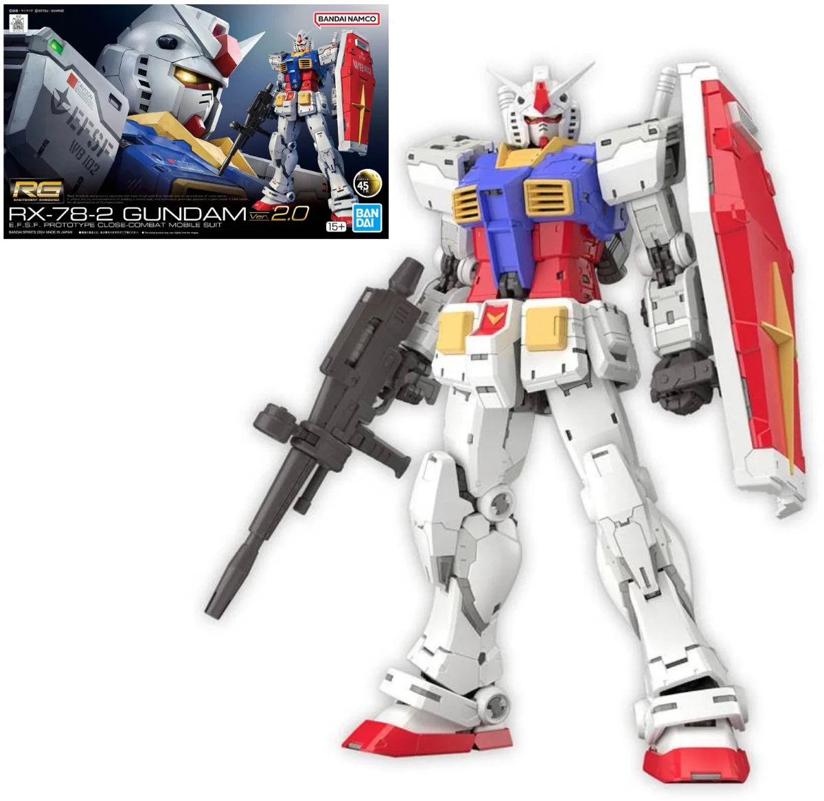 Gundam - RG 1/144 RX-78-2 Gundam Ver. 2.0 - Gunpla