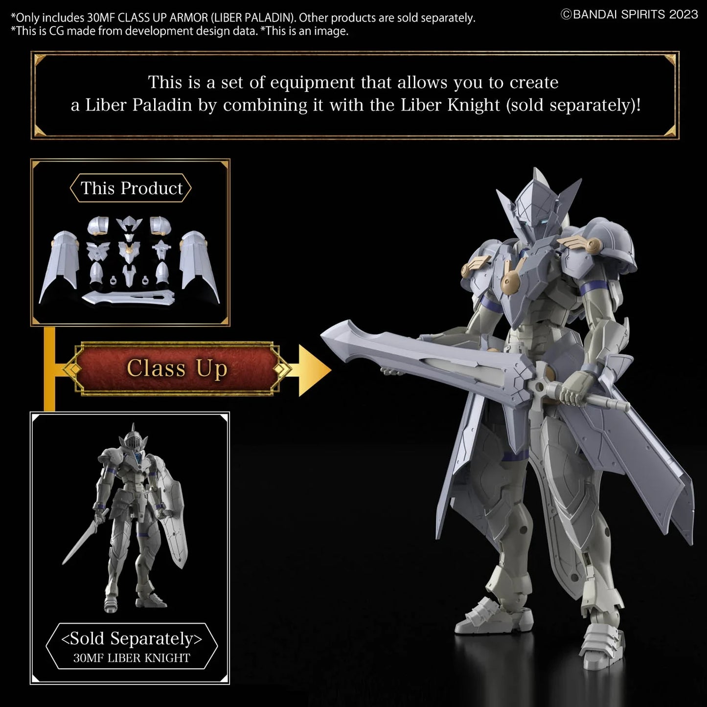30Minutes Fantasy - Class up Armor (Liber Paladin) - Model Kit
