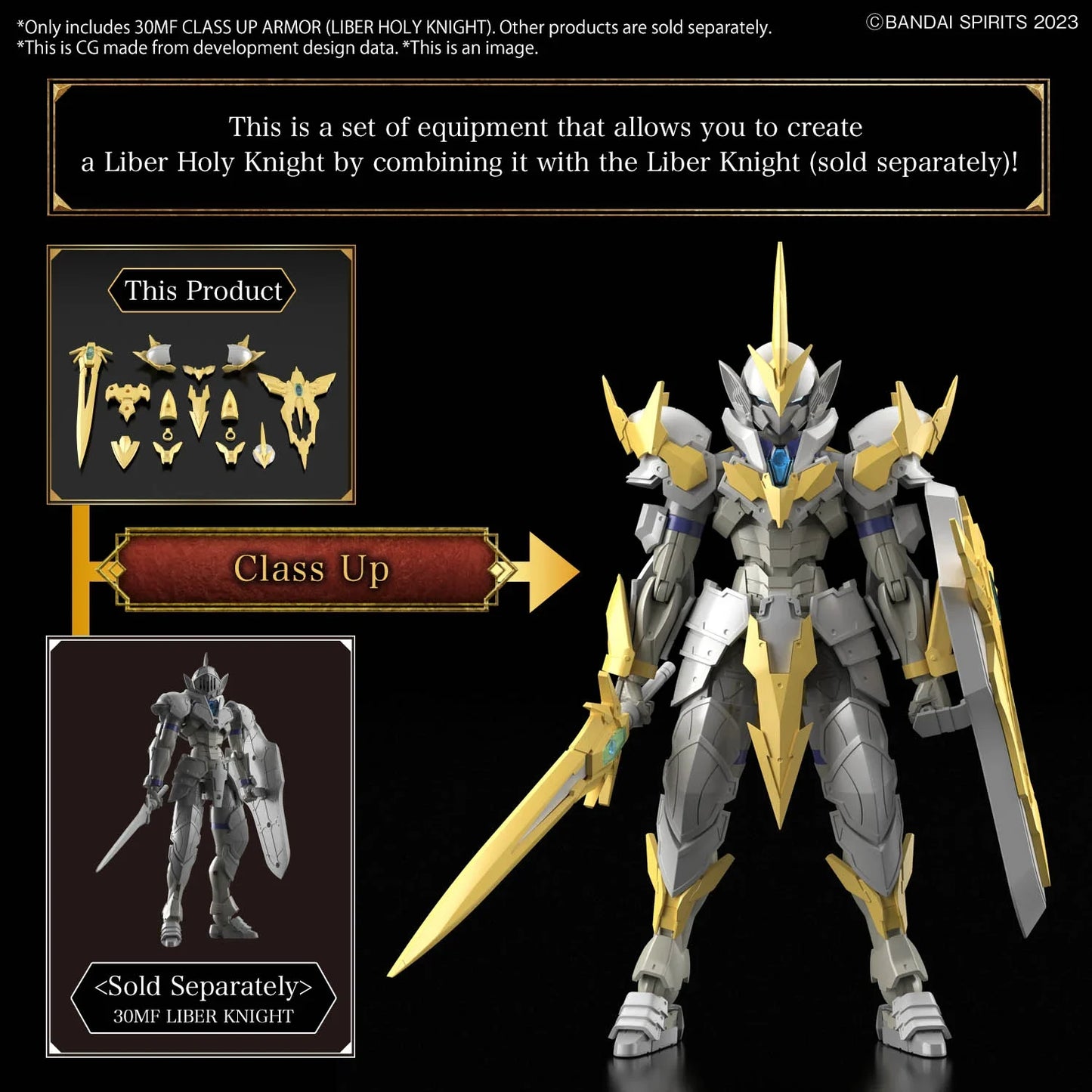 30Minutes Fantasy - Class up Armor (Liber Holy Knight) - Model Kit