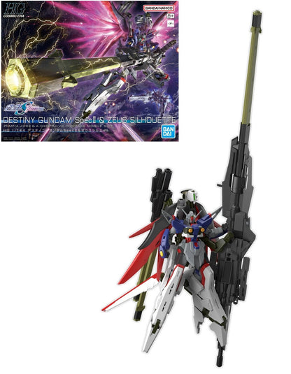Gundam - HG 1/144 Destiny Gundam Spec II & Zeus silhouette - Gunpla