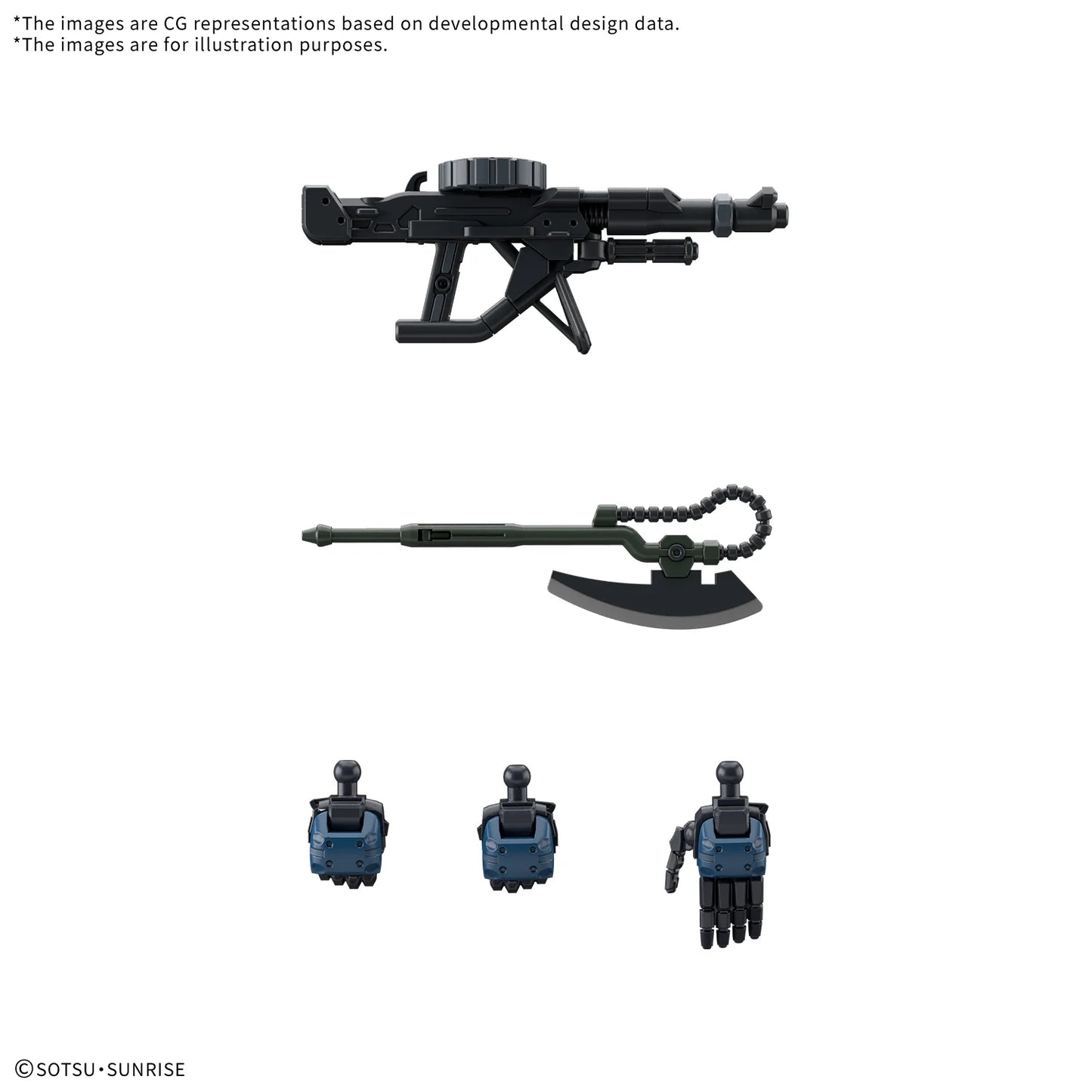 Gundam - HG 1/144 Police Zaku (GQuuuuuuX Series) - Gunpla