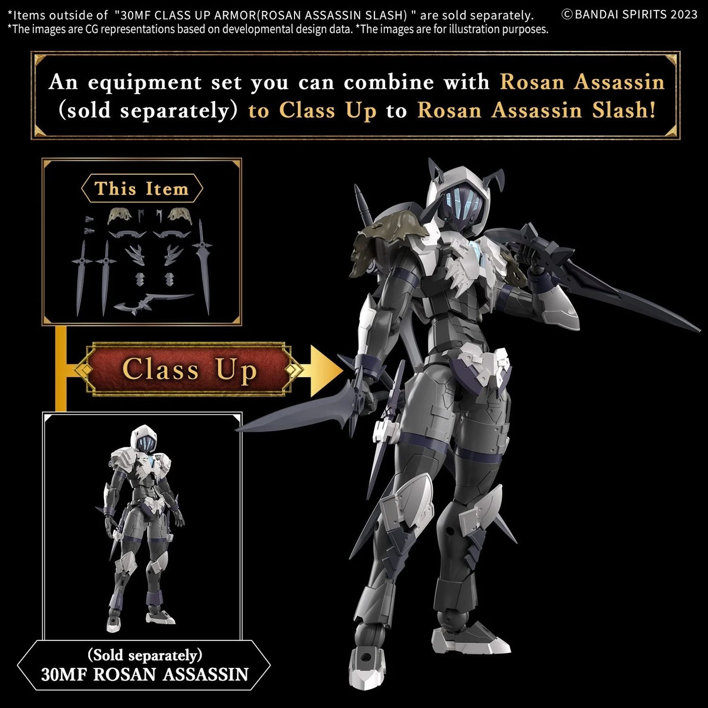 30Minutes Fantasy - Class up Armor (Rosan Assassin Splash) - Model Kit