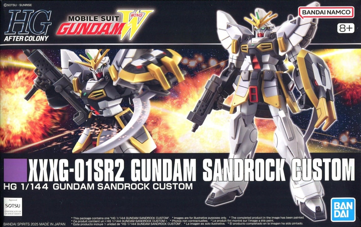 Gundam - HG 1/144 XXXG-01SR2 Gundam Sandrock Custom - Gunpla