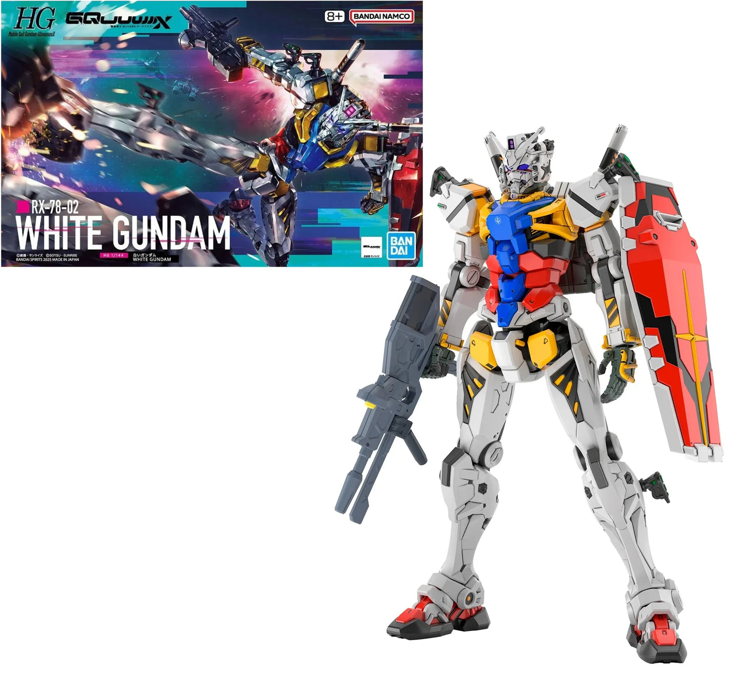 Gundam - HG 1/144 White Gundam (GQuuuuuuX Series) - Gunpla
