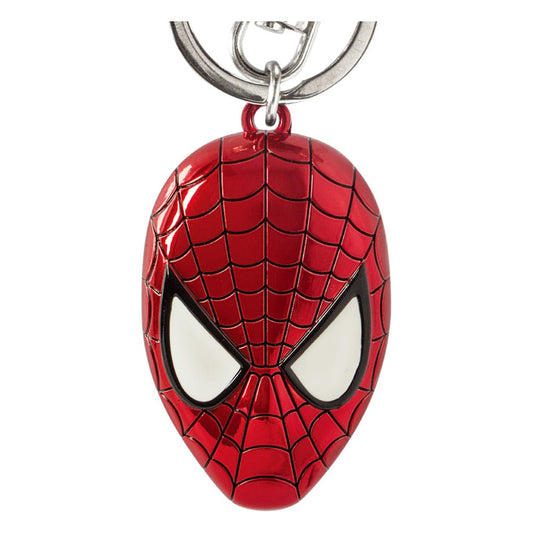MARVEL – Porte-clés Tête de Spider-Man en métal – Officiel