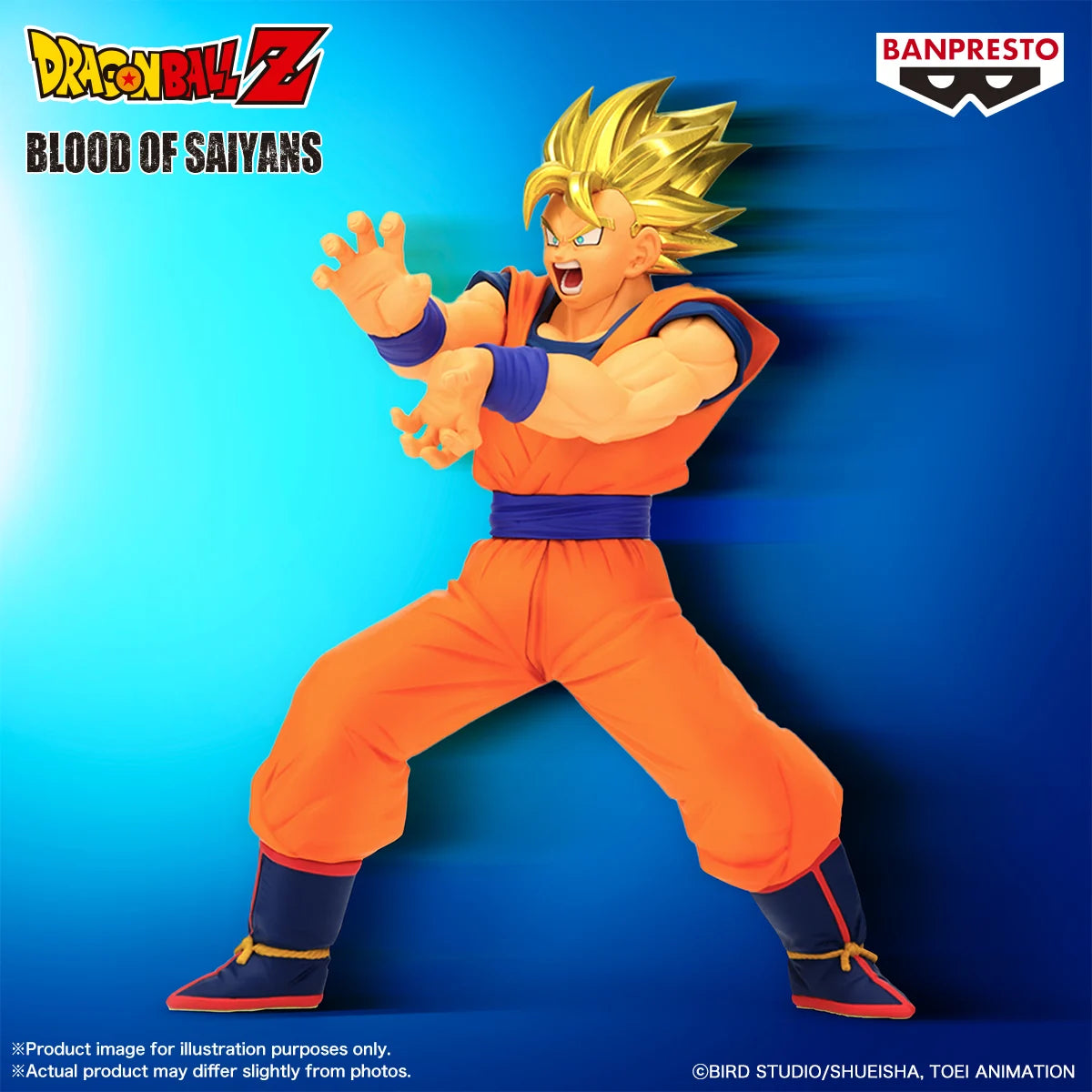 Dragon Ball Z – Son Goku Super Saiyan – Blood of Saiyans – Figurine Banpresto 19 cm
