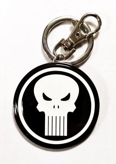 Marvel – Punisher Logo – Porte-clés métal 3D officiel