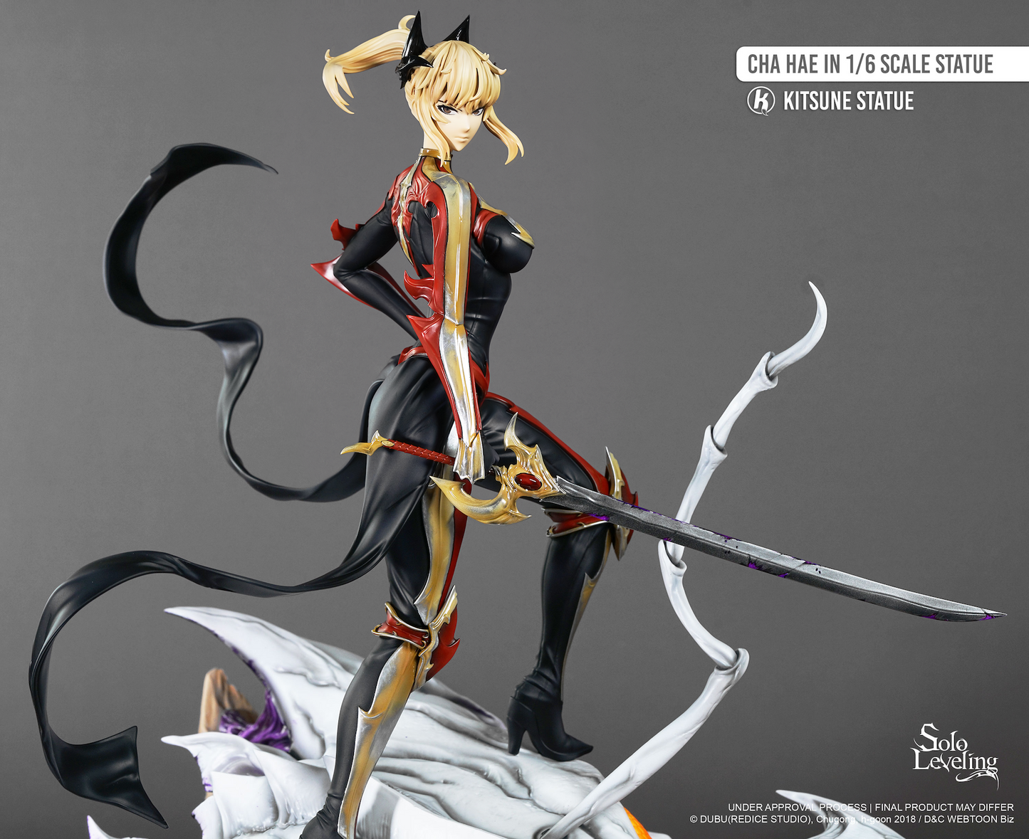 Sur Commande - Solo Leveling -  Cha Hae-In - Statuette Kitsune Statue