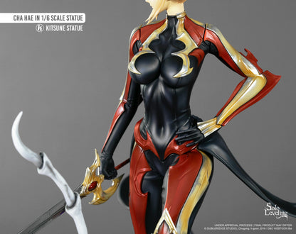 Sur Commande - Solo Leveling -  Cha Hae-In - Statuette Kitsune Statue