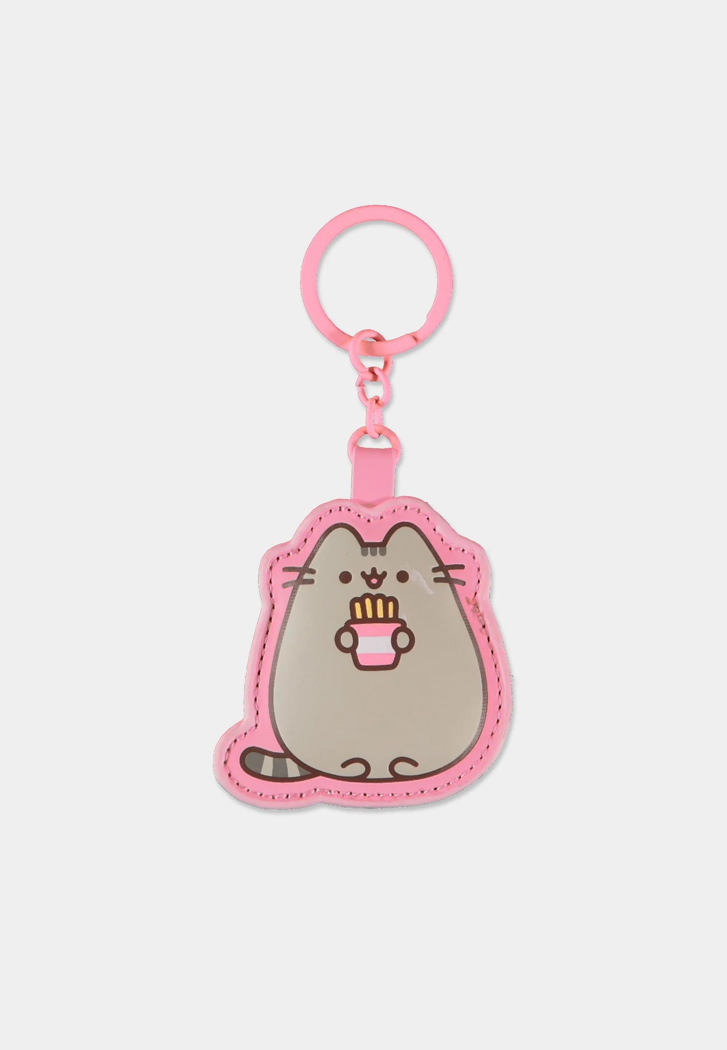 Pusheen - Frites - Porte-clés en PU