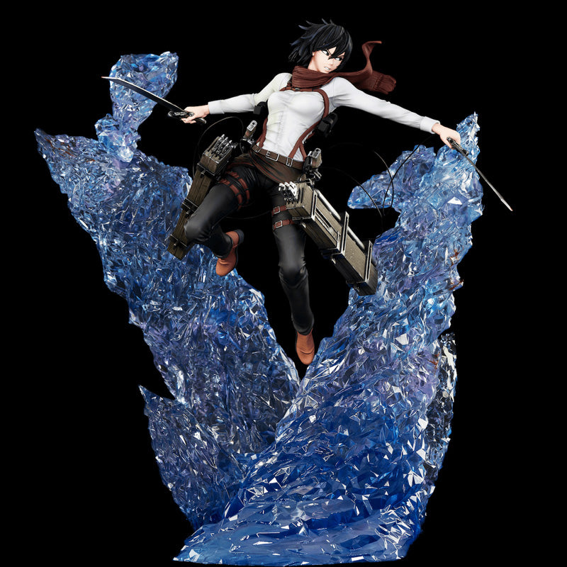 Sur Commande - Attaque des Titans -  Mikasa Ackerman - Statuette Kitsune Statue