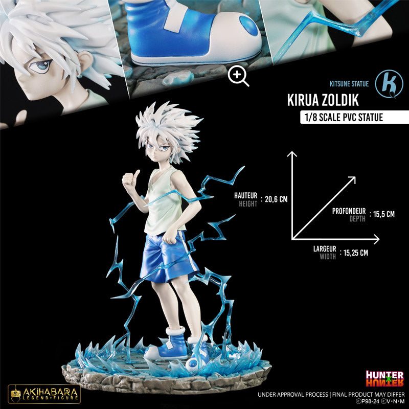 Sur Commande - Hunter X Hunter - Killua Kirua Zoldieck - Statuette Kitsune