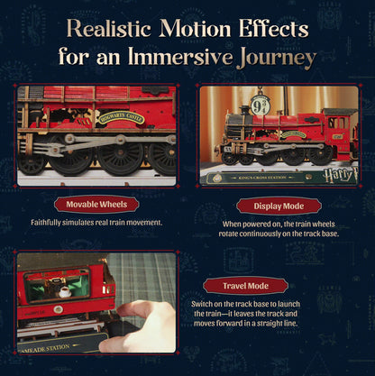 052026 - Harry Potter - Hogwarts Express (Wooden Magic Collectibles) - Maquette Puremind