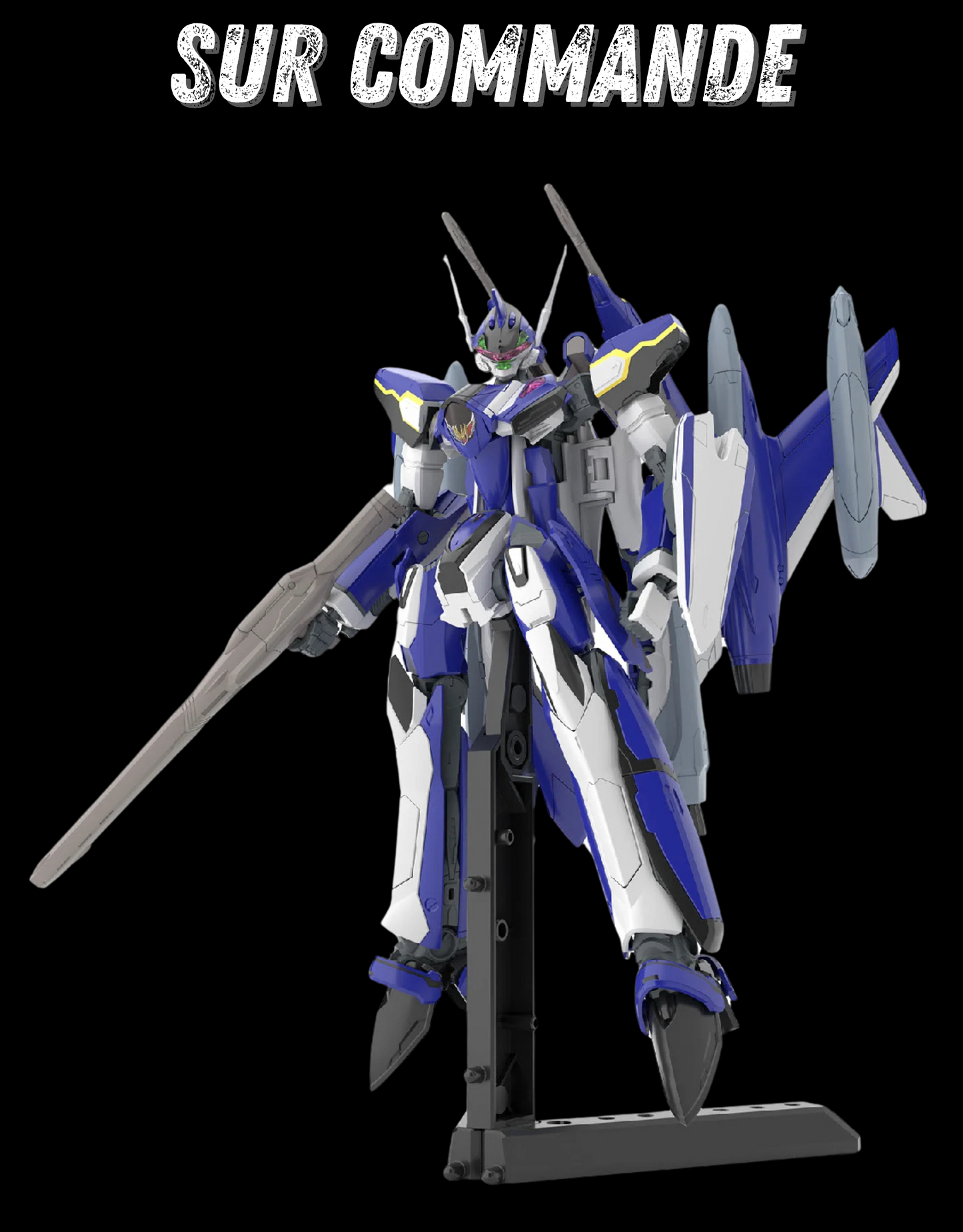 Macross - HG 1/100 YF-29 Durandal Valkyrie Full Set - Maquette Bandai