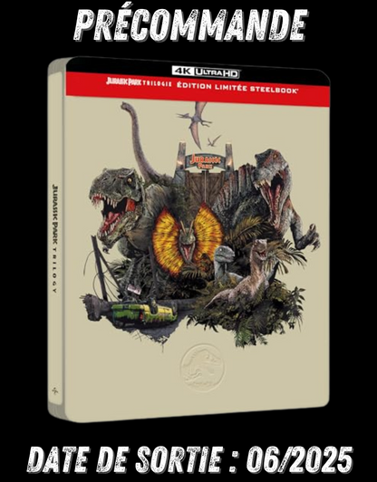 062025 - Jurassic Park Trilogie - Blu-Ray 4K - Edition Limitée