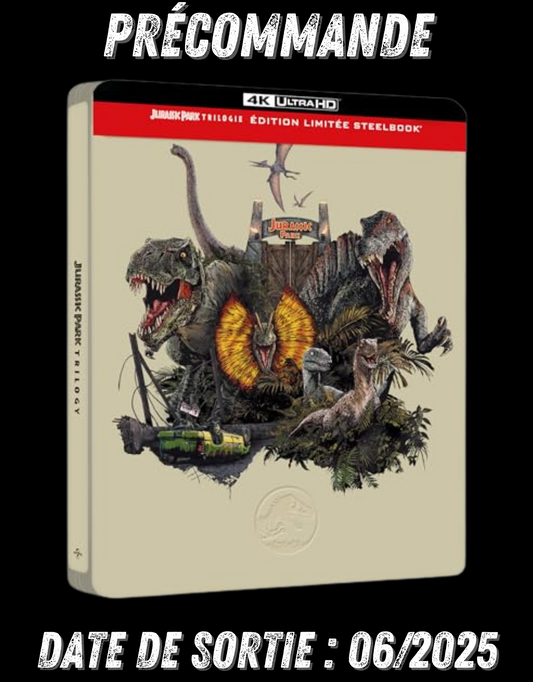 062025 - Jurassic Park Trilogie - Blu-Ray 4K - Edition Limitée