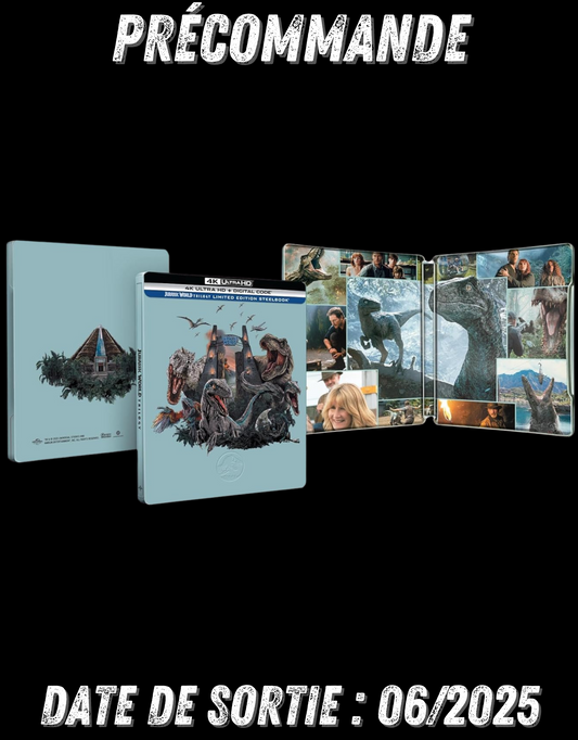 062025 - Jurassic World Trilogie - Blu-Ray 4K - Edition Limitée