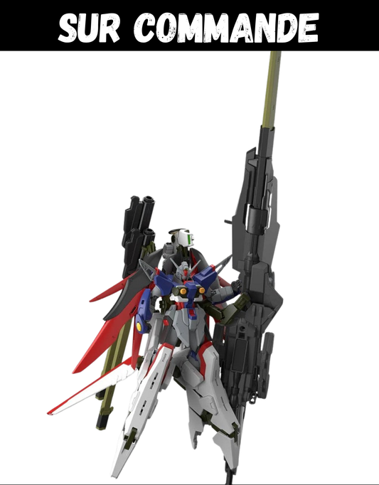 Gundam - HG 1/144 Destiny Gundam Spec II & Zeus silhouette - Gunpla