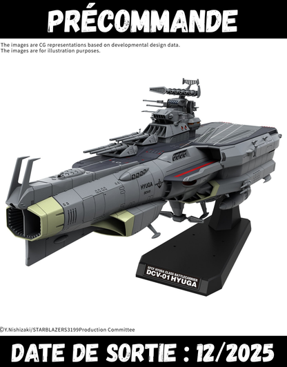 Yamato - 1/1000 EFCF Hyuga Class Battlecarrier DCV-01 Hyuga - Maquette