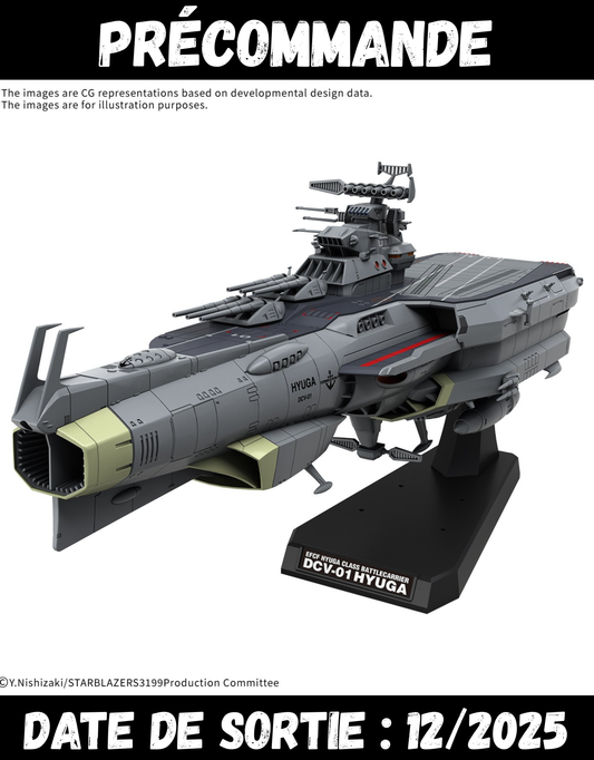 Yamato - 1/1000 EFCF Hyuga Class Battlecarrier DCV-01 Hyuga - Maquette
