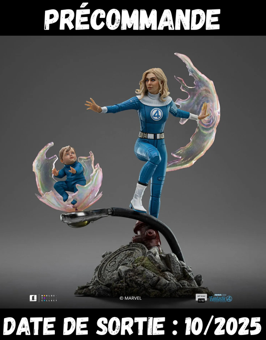 102025 - Les 4 Fantastiques - Madame Invisible - Statuette Iron Studio