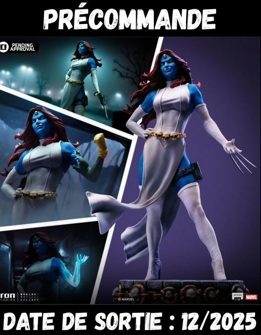 122025 - Marvel Comics - Mystique - Statuette Iron Studio