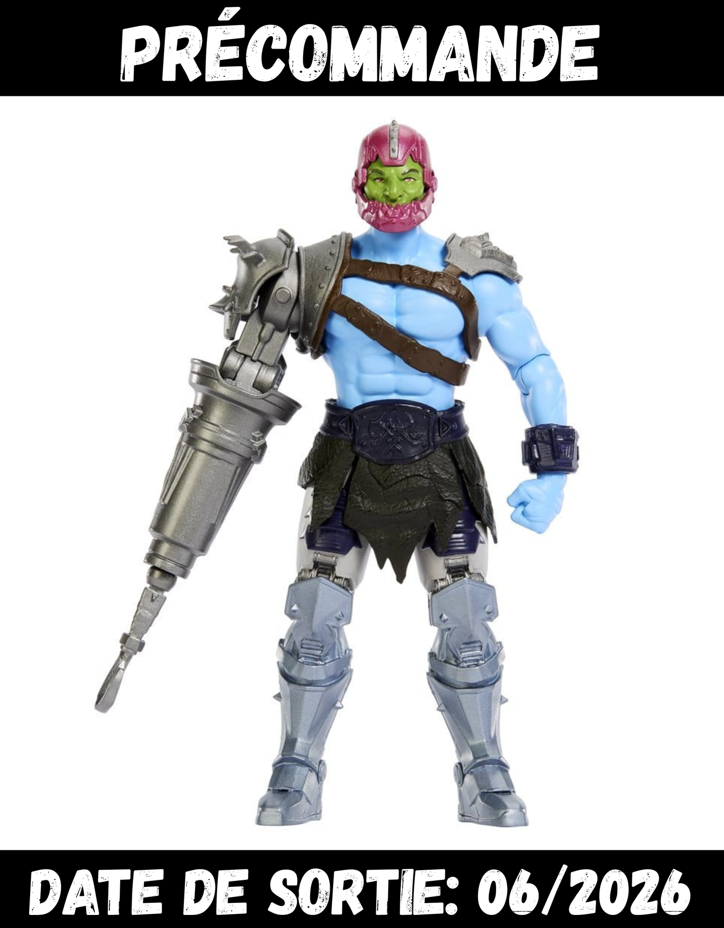 062026 - Masters of the Universe 2026 Movie - Feature Trap Jaw - Figurine Articulée Mattel