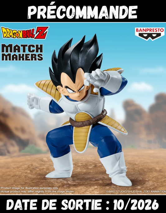 102026 - Dragon Ball Z - Vegeta (Match Maker 2/2) - Figurine Banpresto