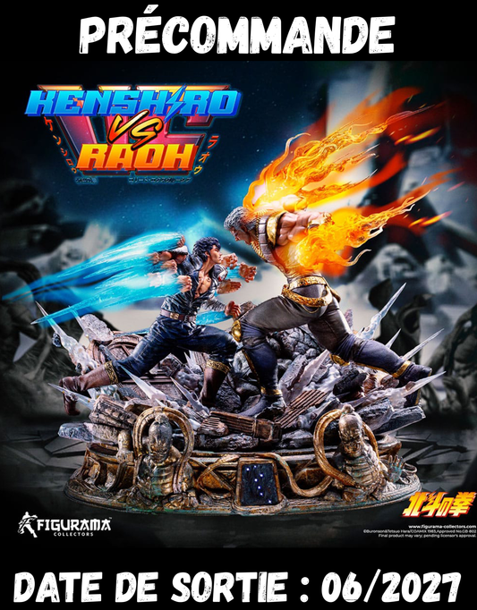 062027 - Fist of the North Star statuette Elite Exclusive 1/6 Kenshiro vs Raoh