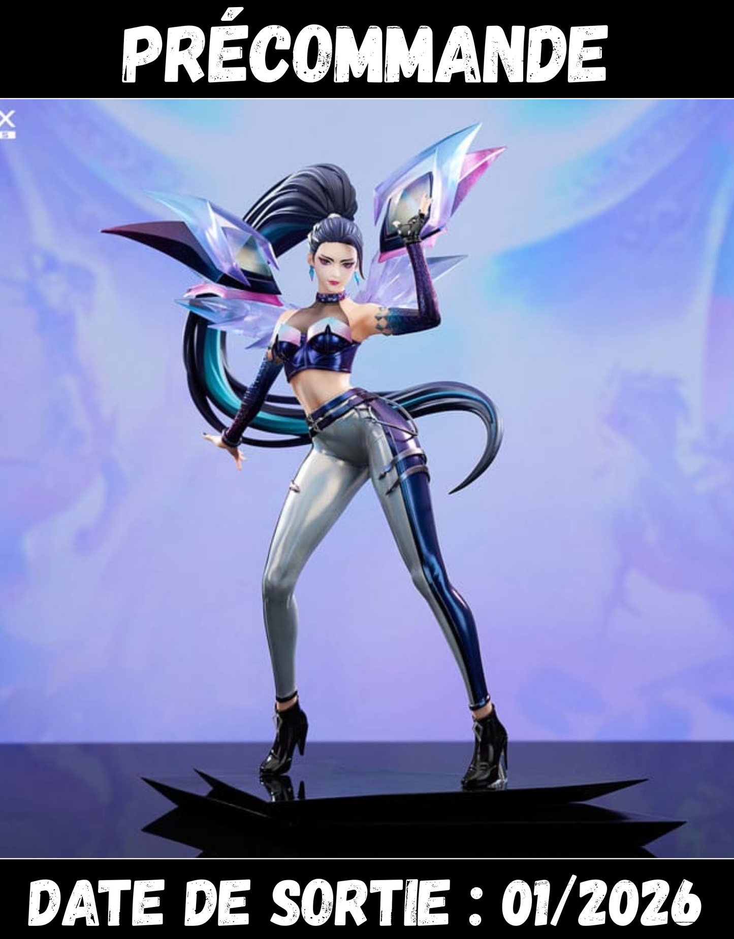 012026 - League of Legends - K/DA Kai'Sa (All Out Ver.) - Statuette Apex Innovation