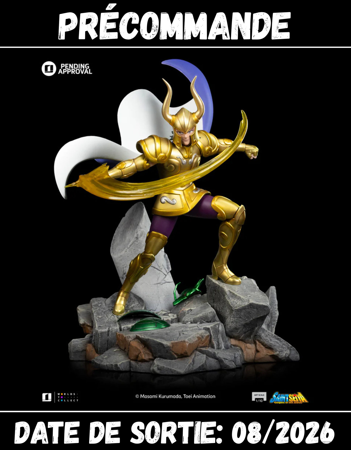 082026 - Saint-Seiya - Shura/Capricorn - Statuette Iron Studio