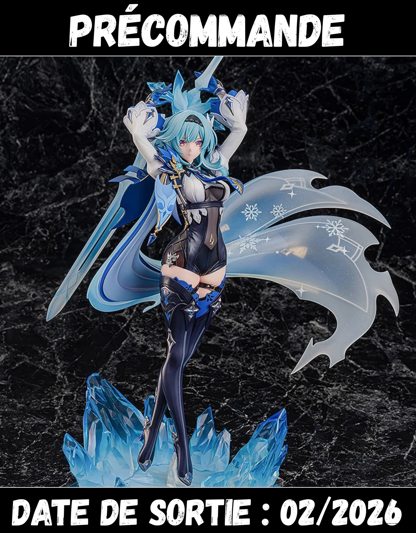 022026 - Genshin Impact - Eula "Wavecrest Waltz" - Statuette Wonderful Work