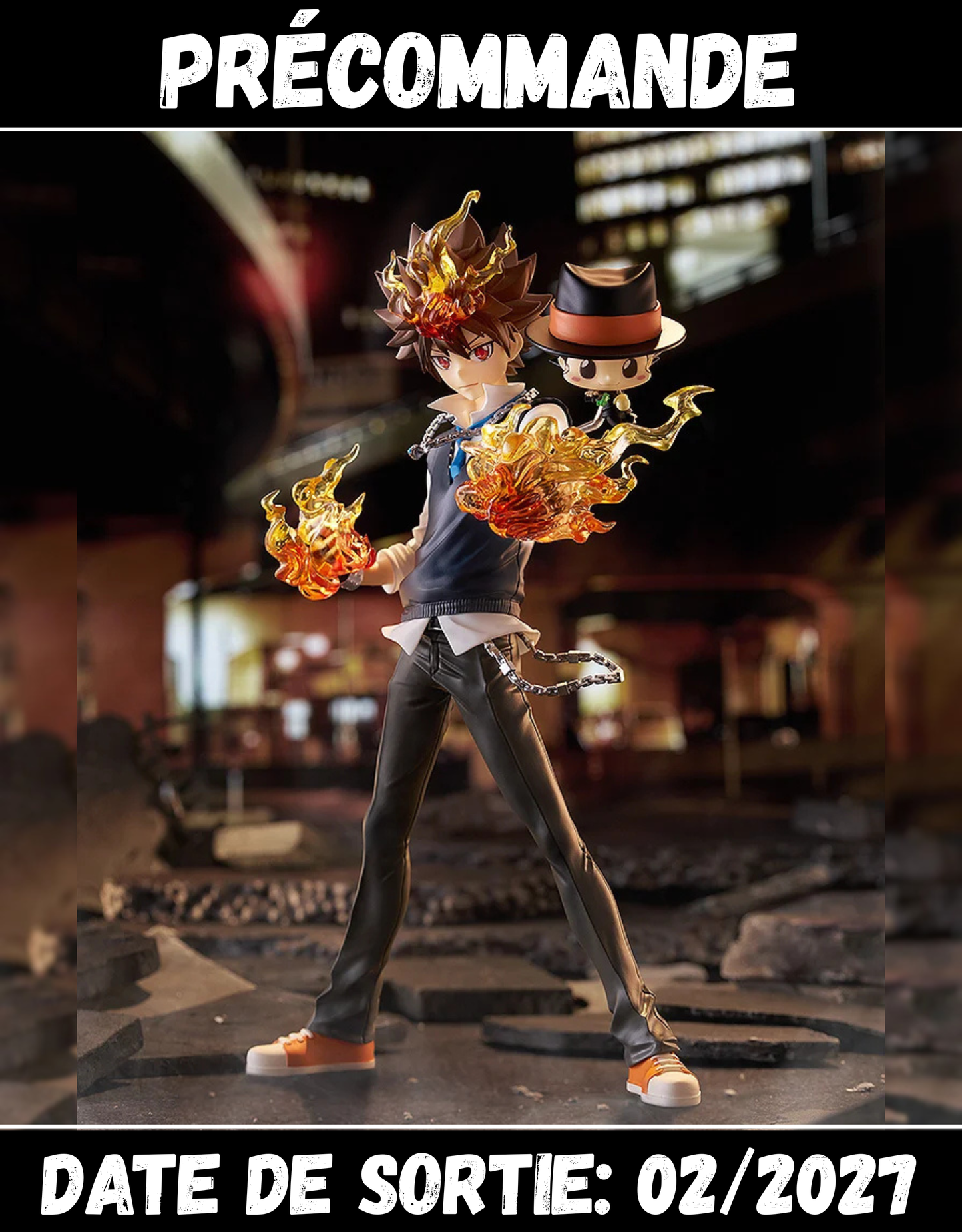 022027 - Reborn! - Sawada Tsunayoshi & Reborn  - Figurine Good Smile Company