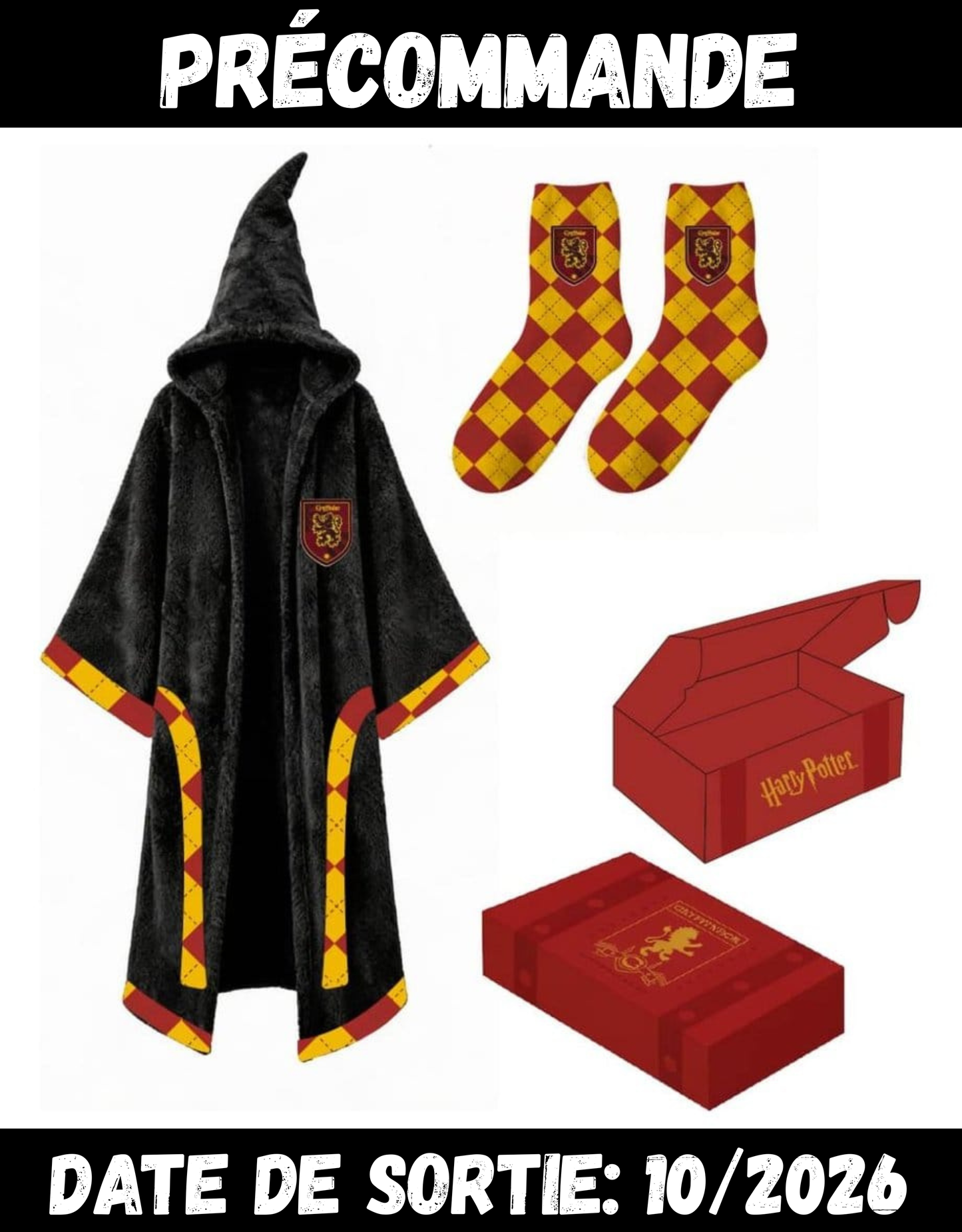 102026 - Harry Potter - Coffret Cadeau Cape Polaire & Chaussettes - Cerdà