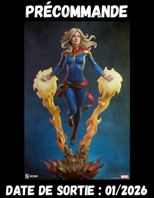 012026 - Marvel - Captain Marvel - Statuette Sideshow